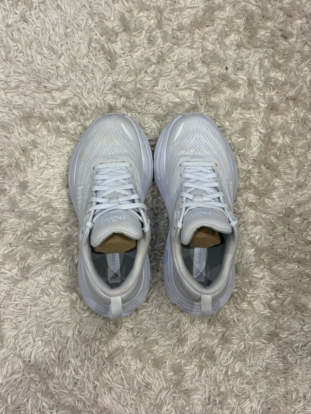Hoka Bondi 8 Triple White Size 6 Women’s Discontinued